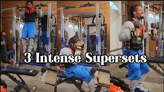 3 Supersets To Build Strength #workout #fitness #gym