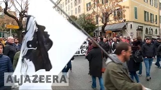 🇫🇷 Corsica's nationalists stage protest ahead of Macron visit