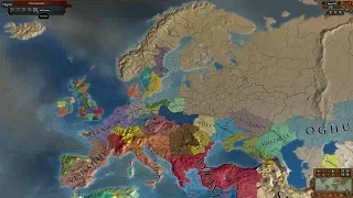 Europa Universalis 4 AI Timelapse - Extended Timeline + Countries Can Collapse [2.0] Mods 489-3000