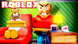 SCAPPIAMO DAL NONNO CATTIVO DI ROBLOX!!