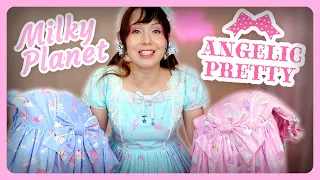 Angelic Pretty Mega Haul & Review | Milky Planet is BACK!!! ⭐️ Japanese Fashion