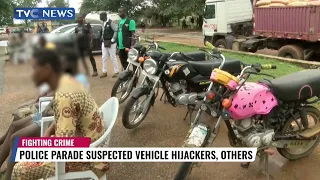 Police Parade Suspected Vehicle Hijackers, Others in Oyo State