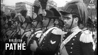 Greek Royalty On Three Day State Visit To Italy (1959)