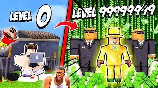 SHINCHAN and I Became Business Tycoon in ROBLOX with CHOP