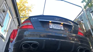 2010 Mercedes-Benz C63 AMG Cold Start (H-pipe Res. Delete)
