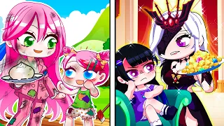 RICH MOM VS POOR MOM - Baby Anna Happier Than Baby Lisa | Gacha Club | Ppg x Rrb Gacha Life