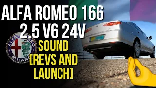Alfa Romeo 166 Busso Sound [2.5 v6 24v] | Inside & Outside | Custom exhaust