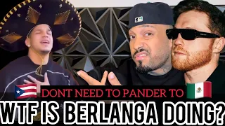 (EMBARRASSING) Berlanga PANDERING To Canelo. When Has A Boricua Boxer  Needed To Pander To Mexicans?