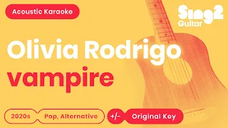 Olivia Rodrigo - vampire (Karaoke Acoustic)