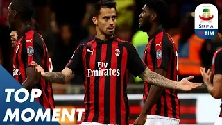 Suso fires Milan ahead with a low strike | Milan 2-1 Bologna | Top Moment | Serie A