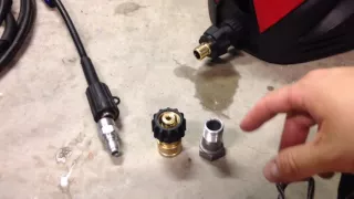 How To Add Quick Connects Disconnects to Electric Pressure Washer