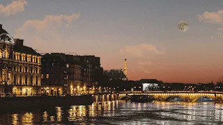 Sunset ambience of Paris 🌙 Design making tutorial