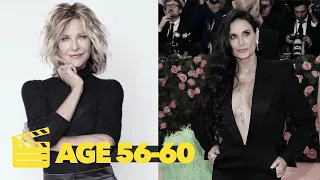 Most Beautiful Actresses BY AGE 56 - 60 (July 2020) ★ Sexiest Actresses Ages 56 - 60 (Part 8)