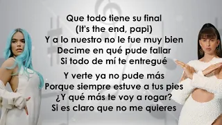 Karol G, Nathy Peluso - Gato Malo (Letra/Lyrics)