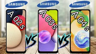 Samsung Galaxy A02s Vs Galaxy A03s Vs Galaxy A04s