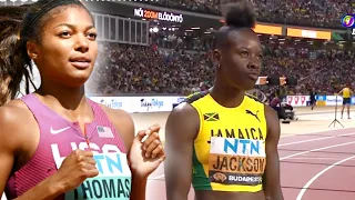 Women 200m Semifinals| Gabby Thomas Rans The Fastest But Shericka Jackson Looked The Smoothest