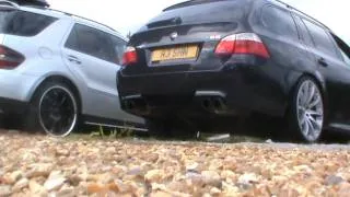 BMW E61 M5 Touring with Hayward & Scott Exhaust