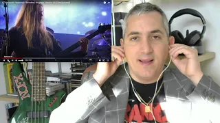 Nightwish Amaranth Live reaction (Part 1) Punk Rock Head singer and bassist James Giacomo react!