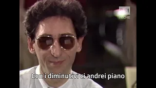 L'inedita intervista a Franco Battiato _ 1985