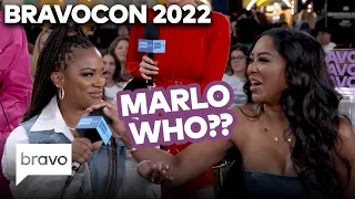 Kenya Moore and Kandi Burruss Disagree on Marlo Hampton's Peach | BravoCon 2022 | Bravo