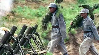 日軍來襲，共軍戰神用草人吸引敵軍炮火，1槍沒開反團滅敵人！【抗日】