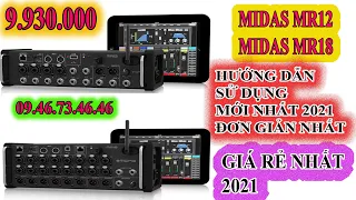 Hướng Dẫn Sử Dụng Midas MR12 MR18 | Hướng Chi Tiết Nhất | Midas MR12 | Midas MR18 Giá Rẻ