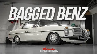 Classic Mercedes W114 modified on Air Lift Performance | Car Audio & Security