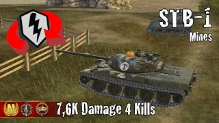 STB-1  |  7,6K Damage 4 Kills  |  WoT Blitz Replays