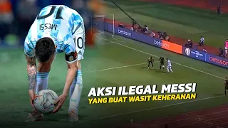 WASIT DIBUAT TERKEJUT‼️Lihat Aksi Gila Lionel Messi Saat Lakukan Skills Terlarang Di Depan Wasit