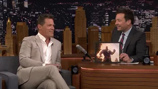 josh brolin and jimmy fallon try out different voices for thanos