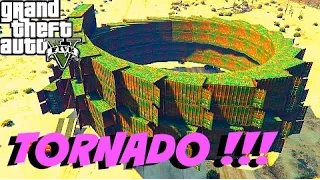 GTA 5 Online A REAL TORNADO ( 11210$ 1790 RP custom race GTA V stunts )