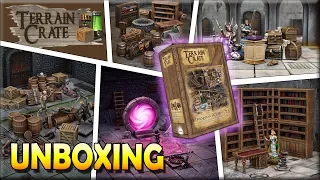 Unboxing Décors TERRAIN CRATE Mantic pour Dungeon et Med fan