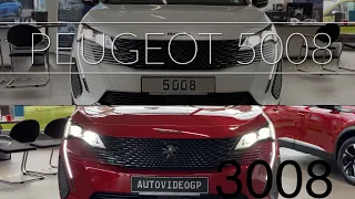 New 2021 Peugeot 5008 Gt (181ps) and 3008 Gt (181ps) compilation interior erxterior review