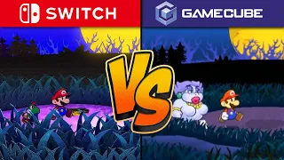 The World of Paper Mario TTYD - Graphics Comparison! (Switch vs. GCN)