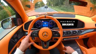 DRIVING 800HP Maybach BRABUS! GLS800 Maybach Sound Interior Exterior Details