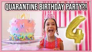 Ziya's 4th Birthday Party (in Lockdown!) | MOM VLOG