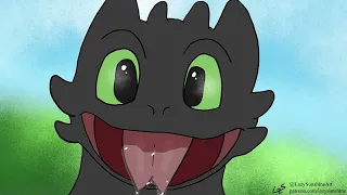 Toothless vore