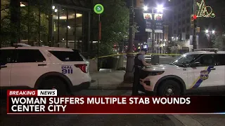 Woman repeatedly stabbed in Center City Philadelphia, suspect sought