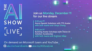 Advanced Azure OpenAI solutions with TTS Avatar