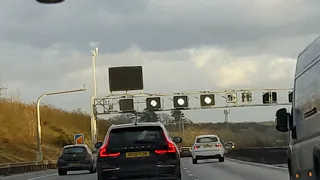 time lapse at M1 Northampton to M25