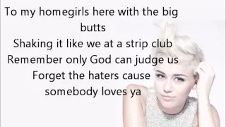 Miley Cyrus - We Can't Stop (Lyrics)