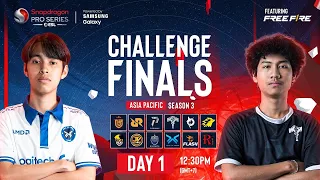 NOBAR - Snapdragon Mobile Challenge Finals Free Fire! Day 1