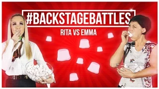 EXCLUSIVE: Emma Willis Vs Rita Ora - #BackstageBattles -  The Voice: 2015 - BBC One