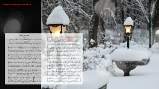 Tombe la neige – Salvatore Adamo (Ноты и Видеоурок для фортепиано) (piano cover)