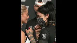 UFC beautiful girls  face to face ZUSJE VS DAGMARA/ MMA 2021 #shorts