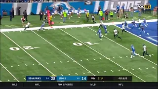 Seattle Seahawks Vs Detroit Lions Fake Punt Conversion