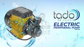 TADO PERIPHERAL WATER PUMP YQB-60 0.5HP X 370W Self-Priming Electric Water Booster Pump Manual