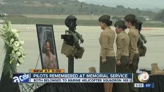 Marine pilots killed in helicopter crash remembered at Camp Pendleton service