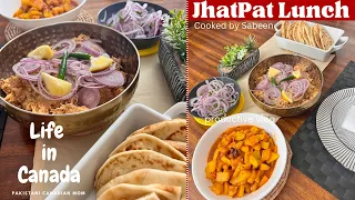 Vlog 74- Jhatpat Dawat Vlog Lunch/ Bihari Chicken/ Aaloo Pataka/Cooked by Sabeen