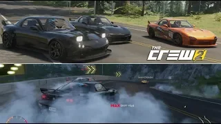 The Crew 2 | Beautiful Mountain Twistys | Street Drifting/Tandems - RX7 Gang Or No Gang 😂